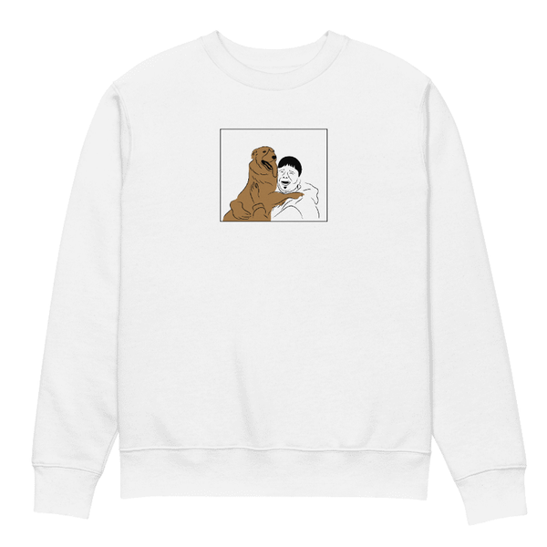 Embroidered Pet Portrait Organic Sweatshirt