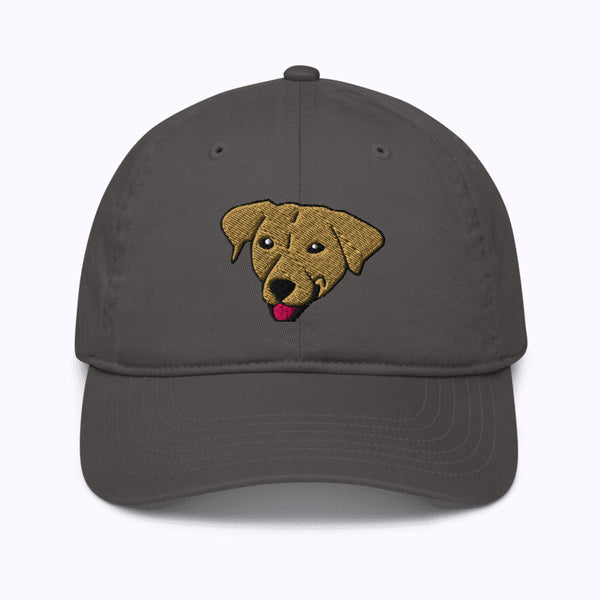 Embroidered Pet Portrait Organic Classic Dad Cap