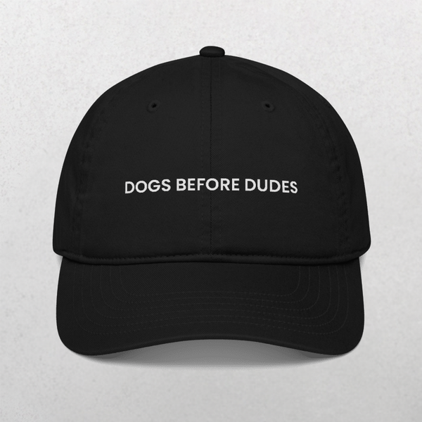 Classic Organic Dad Cap - Dogs Before Dudes