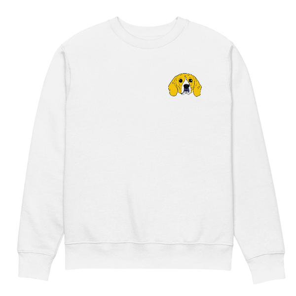 Embroidered Pet Portrait Organic Sweatshirt