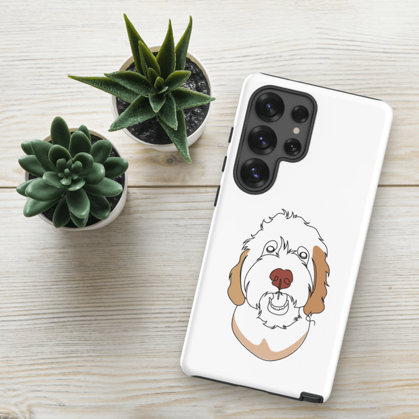 Custom Pet Samsung Case – Pet Color Line art