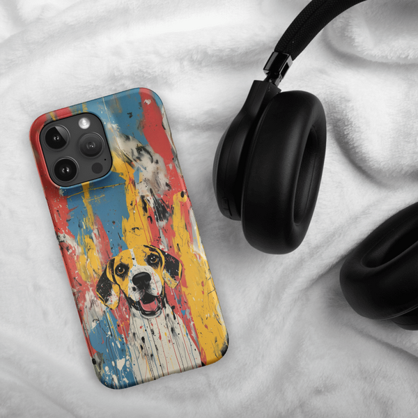 Custom Pet iPhone Case – Abstract Art