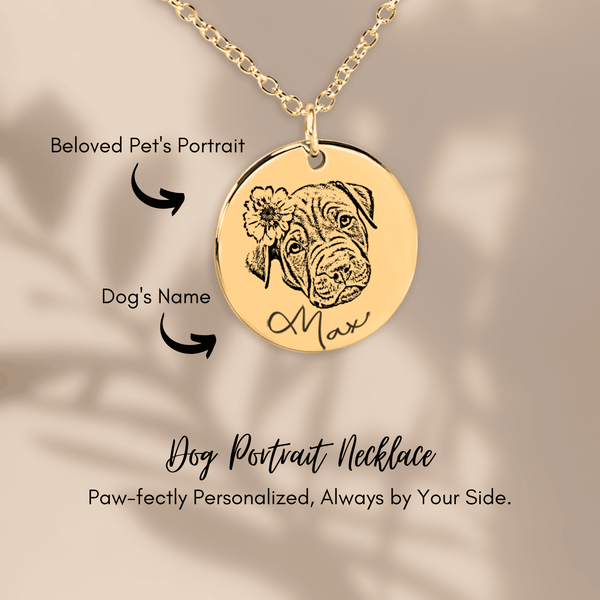 Dog Portrait Necklace