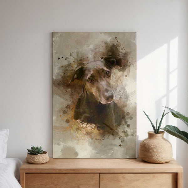 Watercolor Pet Portrait